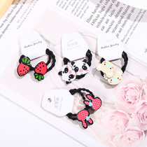 Baby head rope female Korean cute Hairband tie hair band floral headdress headwear children do not hurt hair girl hair