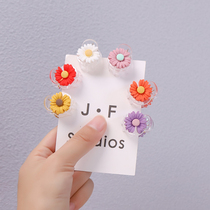 Baby children hairclip little girl hairpin hair clip cute chrysanthemum Daisy small grab clip headgear small clip