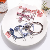 Korean childrens rubber band does not hurt hair elasticity good Princess little girl love headdress tie hair head rope Hairband hair accessories