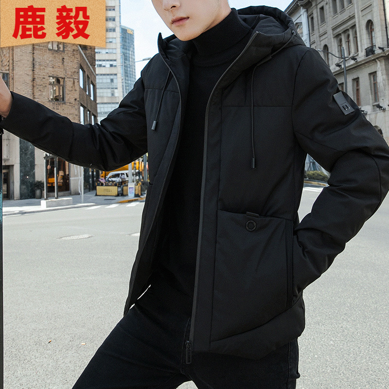 鹿毅3棉衣男潮牌棉袄2019年新款工装加厚外套男秋冬季男士棉服
