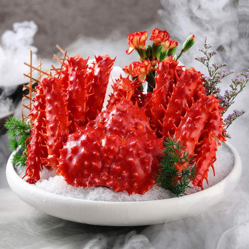 2020 imported Chilean cooked frozen king crab 2 83kg fresh cooked