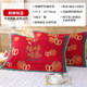 Eight-layer pure cotton gauze pillow cover, a pair of couple's festive pillow cover, enlarged and thickened cotton household single cover