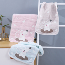 Gauze children towel rectangular cotton wash face home baby special cotton soft water absorbent non-hair cute