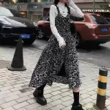 Осенняя ретро длинная юбка, дизайнерское платье-комбинация, коллекция 2021, по фигуре, подходит для подростков