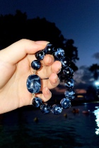 Natural crystal Peter Beetseal Wax Gold Sun Pomegranate Stones Morgan Stone Sea Blue Treasure 7 Purple Lithium Glow Bracelet