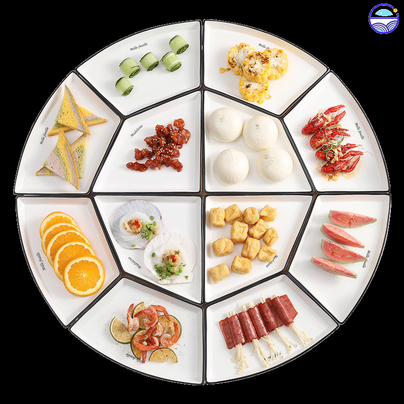 Small platter good - & zero for web celebrity home creative ceramic dishes reunion dinner plate