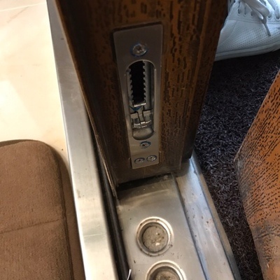 Anti-theft door world dark bolt multi-gear lengthened double switch door invisible stainless steel central control bolt child mother fire door