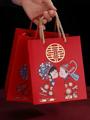 Wedding candy box candy bag creative wedding gift bag empty box wedding box tote bag