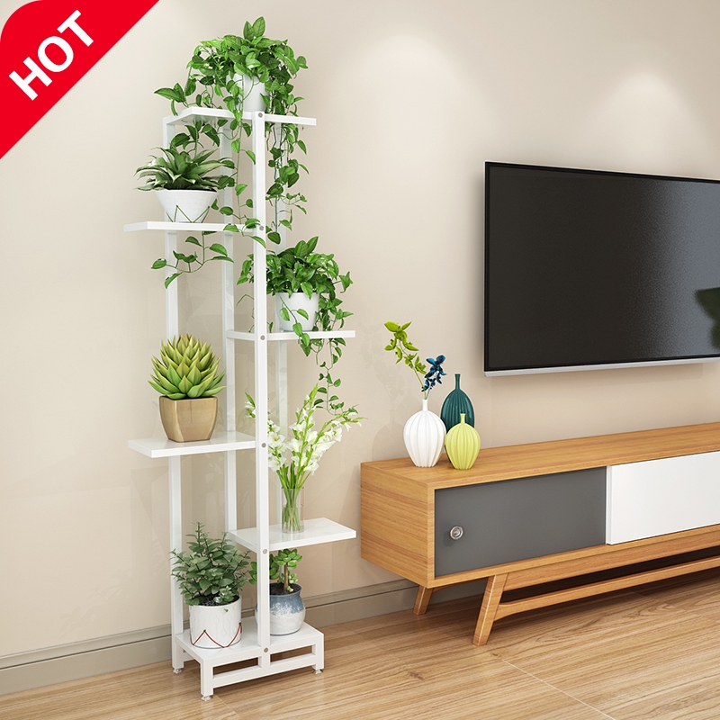 Flower shelf Living room Falling Metro Art Multi-storey Indoor Multifunction basket Multi-meat Gold Ge shelf Special Governorate Space Decoration