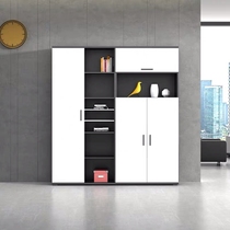 Office floor cabinet Board file cabinet high cabinet Boss bookcase Simple modern data cabinet file wooden low cabinet