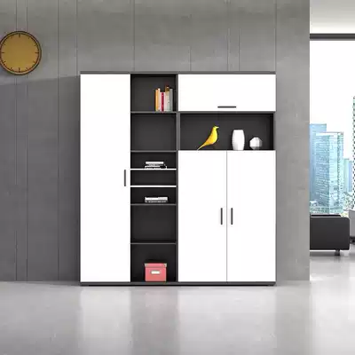 Office floor cabinet plate file cabinet high cabinet boss bookcase simple modern data Cabinet file wooden short cabinet