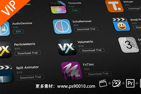 FxFactory Pro V7.0 10000+转场字幕特效mg动画视觉特效包