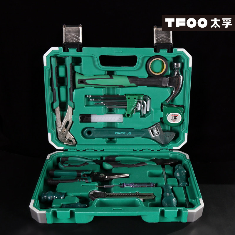 太孚 基础通用型工具套装 24件常用工具箱组套 车间维修工具箱
