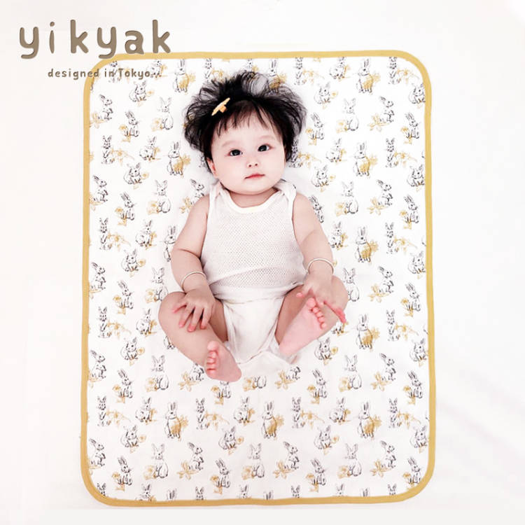 yikyak baby child cotton double-sided urine pad waterproof washable newborn baby care pad