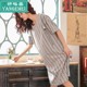 Pajama phụ nữ bông mùa hè Hàn Quốc phiên bản của bộ đồ ngủ sinh viên tươi nữ lỏng lẻo có thể mặc womens thai nhà quần áo váy pajama ngọt ngào.