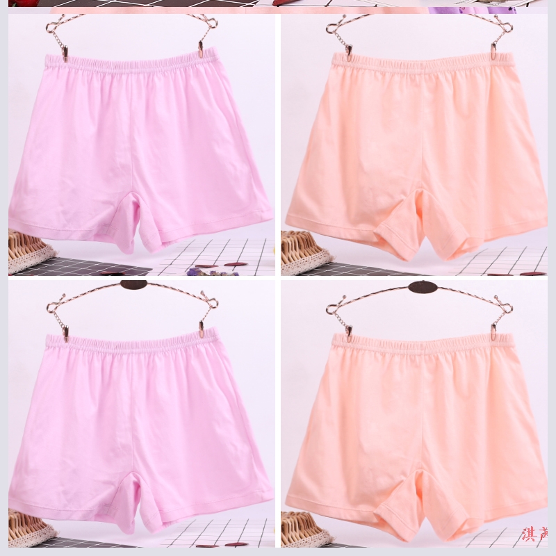 Senior quần short phẳng chân phụ nữ bông granny lỏng womens lớn đồ lót kẹp bông cũ xà cạp phẳng chân đầu.