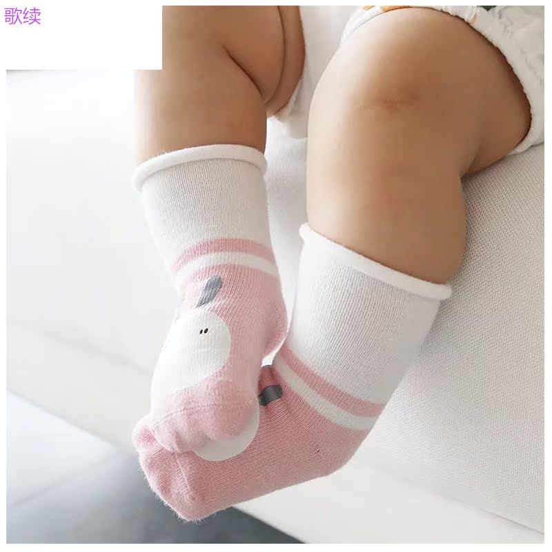 Bé vớ mùa xuân và mùa thu cotton mỏng bé trai mới và cô gái sơ sinh không xương mùa hè thông miệng vớ.