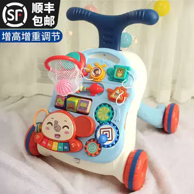Toddler walker push toy car Three-in-one multi-function baby learning to walk walker push push music anti-rollover