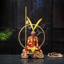 Shou Tao Man Qi Tian Dasheng Sun Wukong monkey ornaments fish tank landscaping purple sand tea pet ornaments boutique can raise tea to play