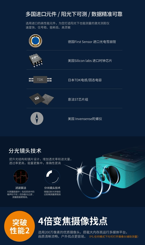 Maitest S2 phiên bản hình ảnh máy đo xa cầm tay ngoài trời máy đo hồng ngoại đo xa CAD phòng đo laser thước điện tử máy đo khoảng cách tia xanh