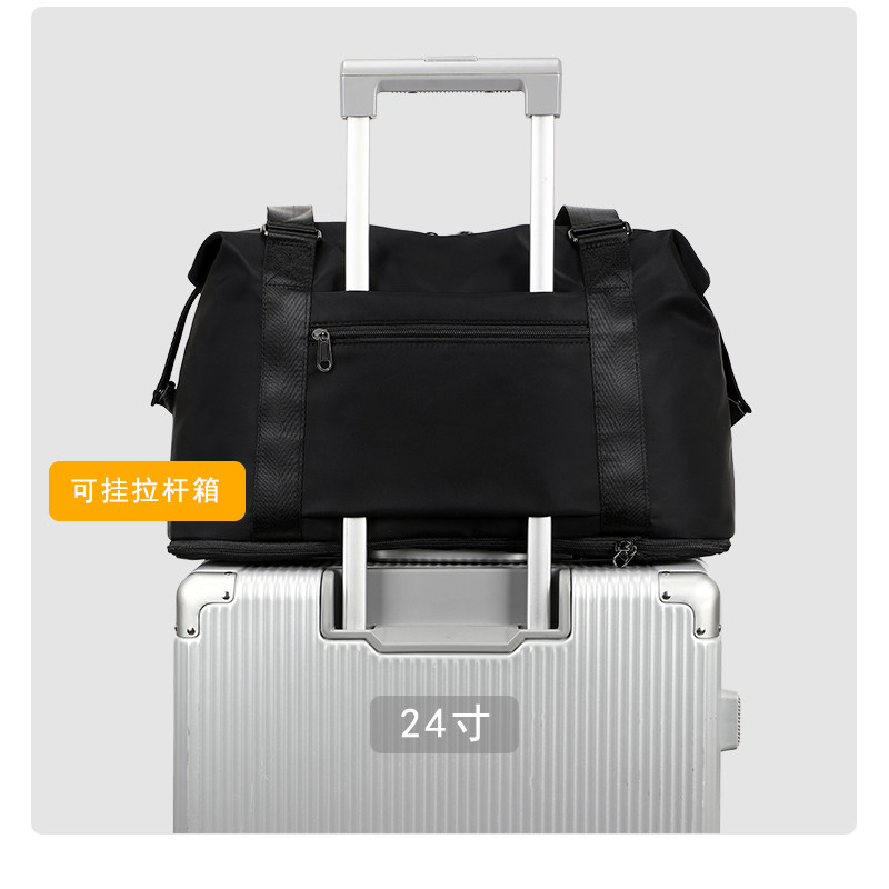 Travel Bag for Men, Large-Capacity Luggage Bag, Short-Distance Portable Travel Bag for Women, Lightweight for Going Out and Living on Campus, Can Be Used as a Trolley Case