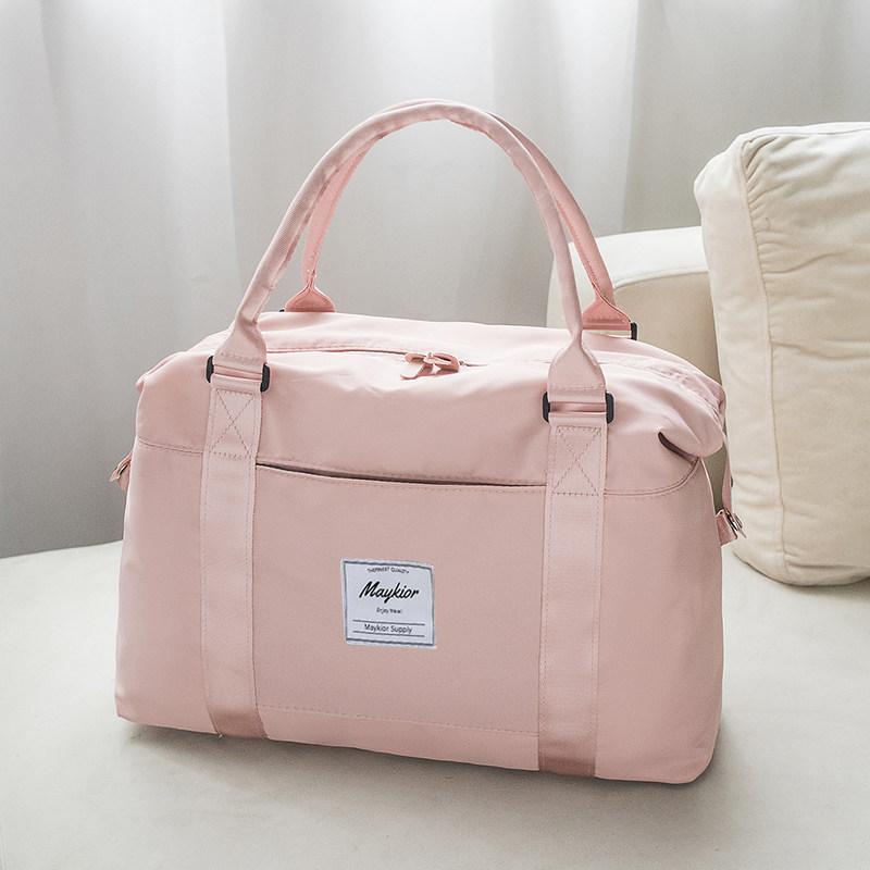 Large-Capacity Hand-Held Travel Bag, Women's Luggage Bag, Fashionable and Lightweight Short-Distance Travel Bag, Boarding Bag, Maternity Bag, Storage Bag