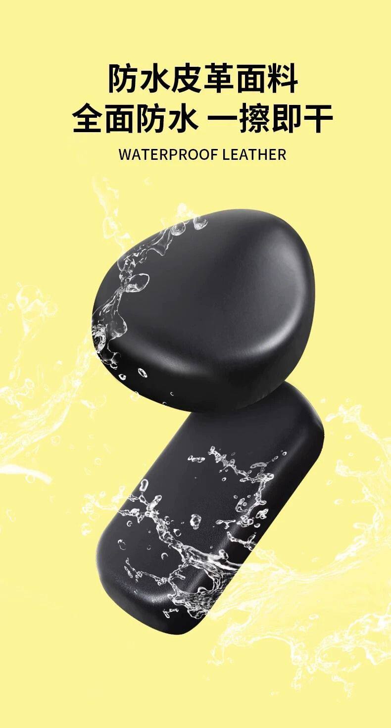 Waterproof, sun-proof, crack-resistant, high-elasticity, wear-resistant leather seat cover for electric vehicles, universal front seat cushion protector for electric bikes