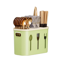 Chopstick basket storage rack wall-mounted punch-free drain chopstick cage household Nordic chopsticks spoon knife rack storage box