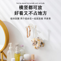 Patented hair accessories storage hair tie storage artifact hair hoop head rope hook display rack bathroom hairpin hair accessories hook