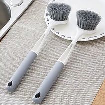 Long-handled pot-washing brush small household brush that does not hurt the pot pot-wiping artifact kitchen non-stick pot decontamination cleaning brush dishwashing brush