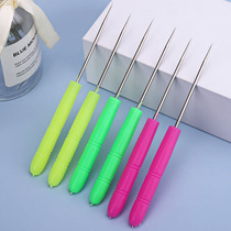 Long awl hand-punched shoe awl straight cone shoe repair tool leather cone perforation awl straight cone needle 96669