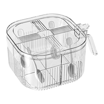 Seasoning box household kitchen seasoning jar combination set one-piece multi-grid salt MSG and pepper storage condiment seasoning bottle
