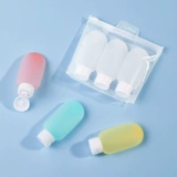 Бутылка для путешествий, силиконовый шампунь, косметический лосьон, очищающее молочко, гель для душа, увеличенная толщина