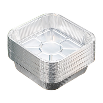 Фритюрница из оловянной фольги специальная длинная тарелка для барбекю квадратная коробка пищевая бытовая утолщенная алюминиевая фольга для выпечки в духовке