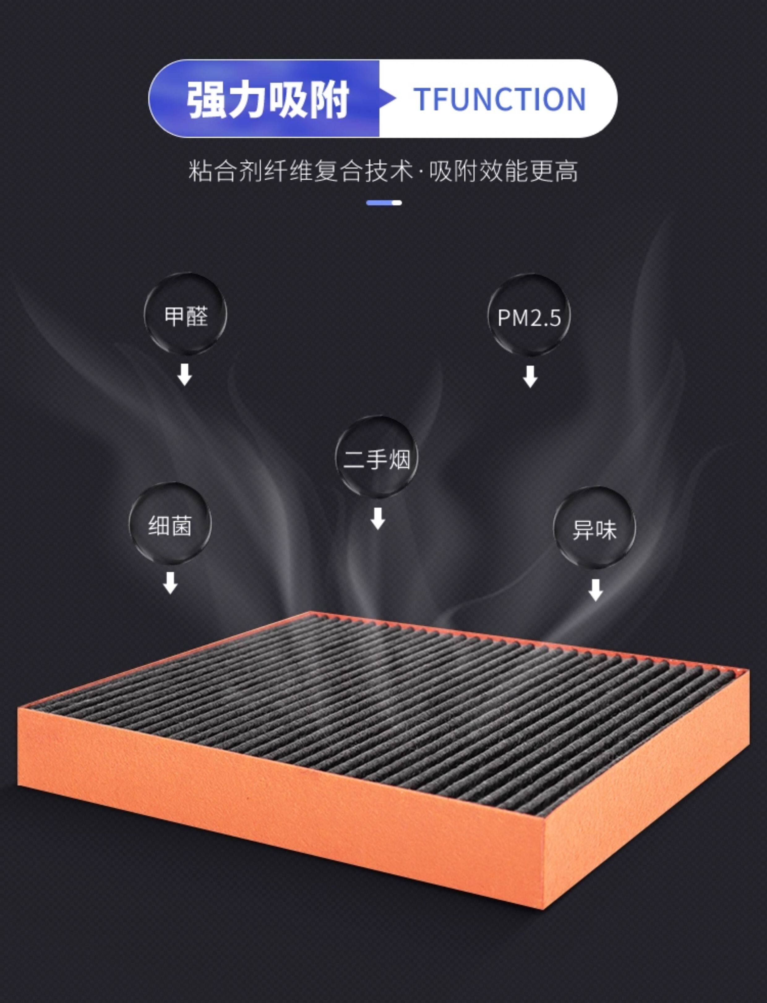 Cross-Border Air Conditioning Filter Element Suitable for Old Bora 1J08196441J0819653 Long-Life Filter Car Accessories
