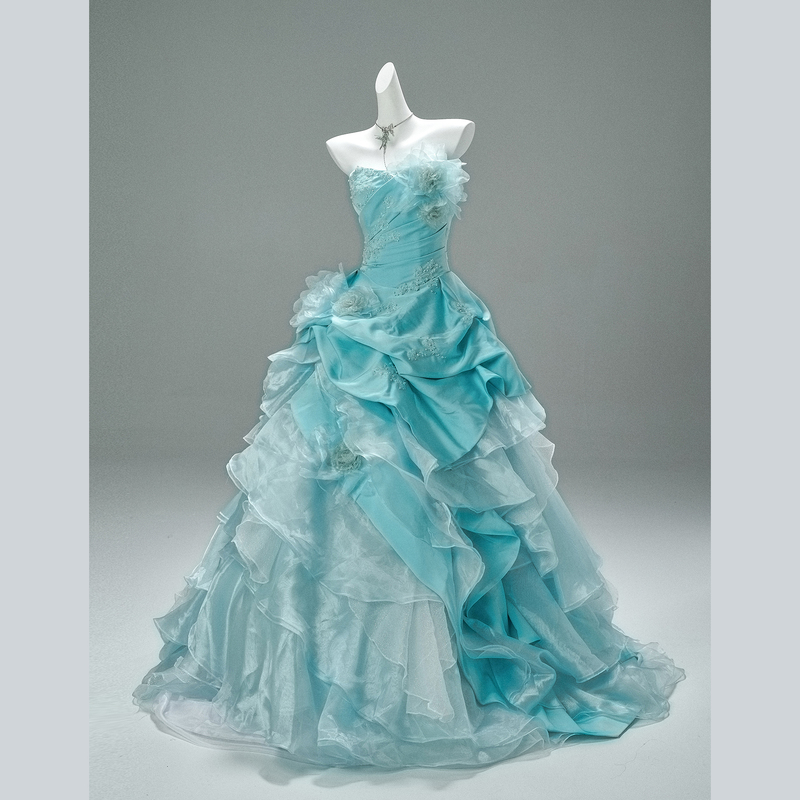 Cross Queen | Yastilan 2025 New Birthday Fishbone Gradient Vintage Coming-Of-Age Ceremony Dress