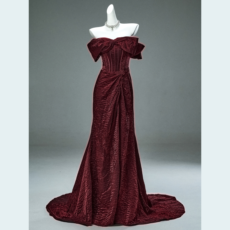 Cross Queen | 2024 New Heavy-Duty Fishbone Formal Dress for Toasts, Art Exams, Coming-Of-Age Ceremonies, Vocal Performances, and Piano Performances.