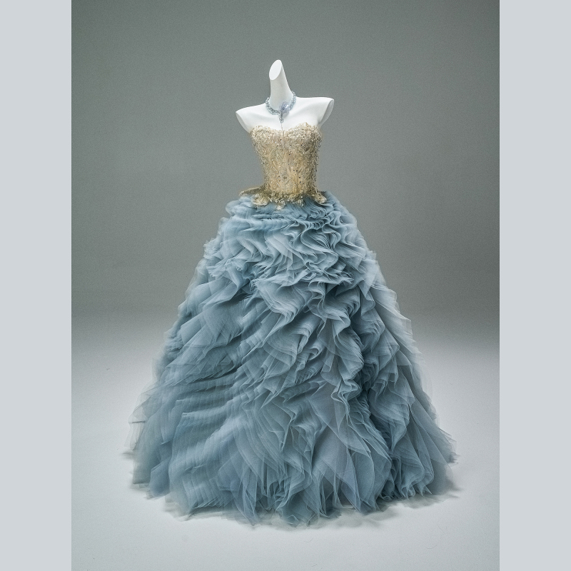 Cross Queen | ""Blue Tears》25 New Heavy Industry Extra Large Skirt Art Examination Adult Ceremony Piano Princess Dress