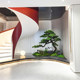 High-End Pine Tree Welcoming Pine Artificial Tree Green Plant Landscaping Arborvitae Decorative Ornaments Indoor and Outdoor Large Landscape Fake Tree