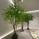 Artificial Bellflower Tree, Horsewood, Maple Tree, Japanese Green Plants, Large Floor-Standing Display Window Landscaping, Fake Tree, Nordic Nis Style