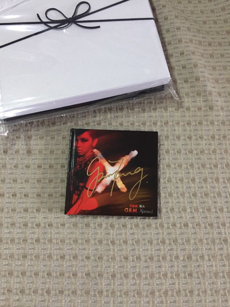 Genuine Deng Purple Chess Pro-Pen Signature Album Xposed Exposure Deng Purple Chess Album CD Signature Photo