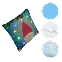 Christmas Pillow Cover Cloth Pillowcase Pretty Pillowcases