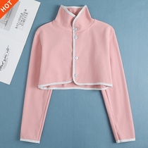 Air-conditioned room shoulder and neck warm shawl long-sleeved summer thin section sleep special cervical vertebra vest cotton warm confinement