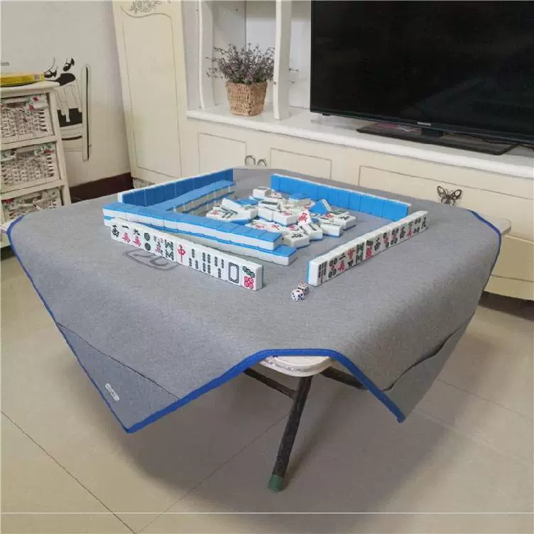 Mahjong bụi máy vải vải khăn trải bàn vải tự động kiểm soát cây gai dầu với bìa vải mạt chược vải bề mặt mảnh bàn dày vải bảng - Các lớp học Mạt chược / Cờ vua / giáo dục