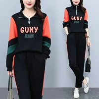 Спортивный костюм, осенний модный комплект для матери, коллекция 2023, большой размер