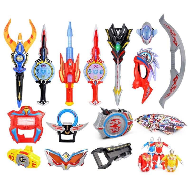 Galaxy Ottman Weapon Set Ober Sword Sound Changer Children's Boy Toy Cero Machete Superman Call