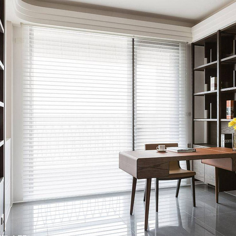 Dreamy Shangri-La curtain soft yarn curtain upscale office Book room Living-room Living-room Balcony Shading Light Transmission Through View Blinds