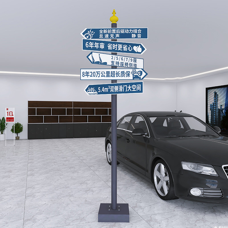 Custom Park Finger Road Signs Outdoor Guide Signs Arrowhead District Signs Property Direction Streaming Scenic Spot Guide Cards-Taobao