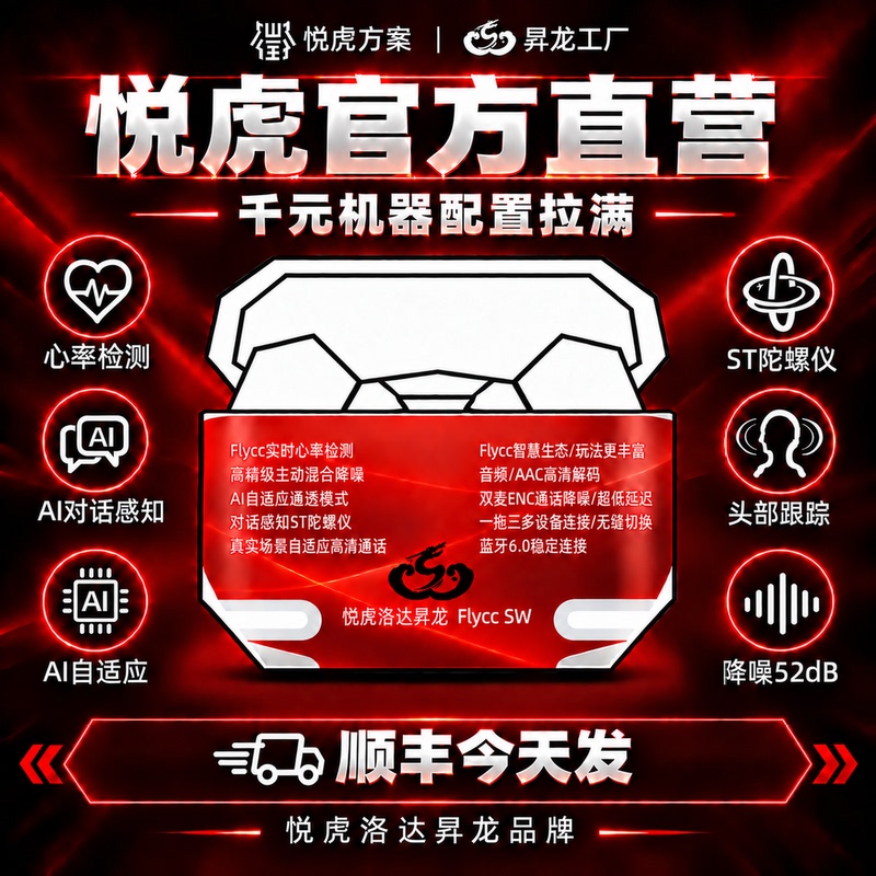 Yuehu Luoda Shenglong Genuine Top-Tier Huaqiangbei Bluetooth Headphones 2026 New Model Pro3 Fifth, Sixth, Seventh Generation 1571Am