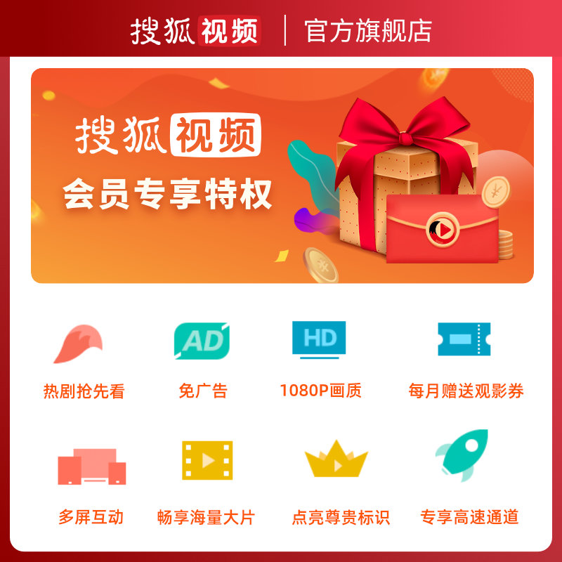 搜狐视频 vip会员12个月 图1